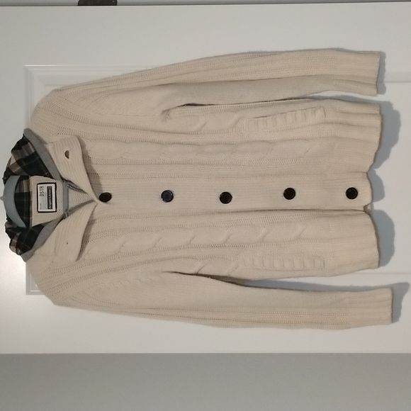 Angelo Litrico Other - Angelo Litrico Beige Jacket with Hoodie: Men's Size Large